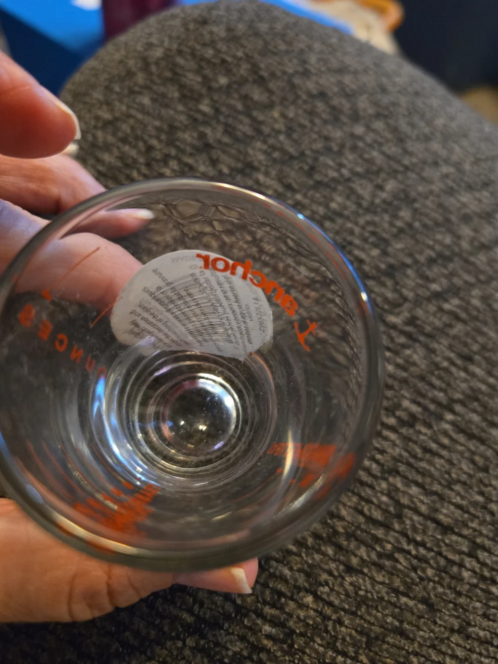 Anchor Hocking Measuring Glass ml, Tbsp., Tsp., Oz's Red Lettering